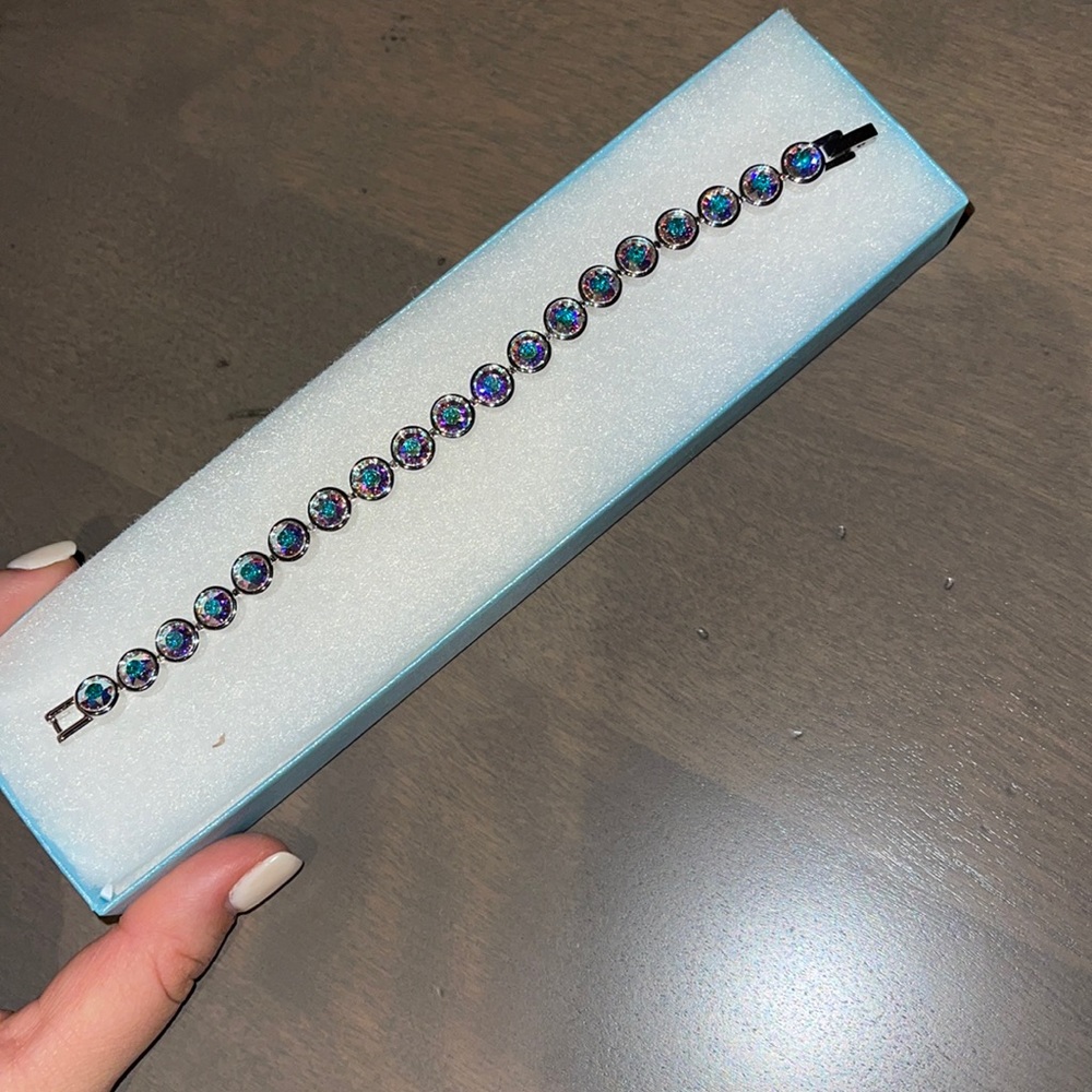 Never worn touchstone crystal ice bracelet